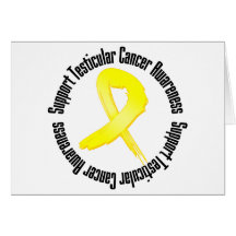 Support Testicular Cancer Awareness Greeting Cards