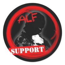 Support the ALF! Round Stickers