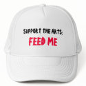 SUPPORT THE ARTS: FEED ME hat