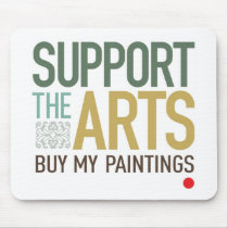 Support the Arts Mousepad by jrademan Support the Arts Mousepad