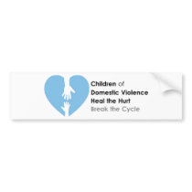 Support the Children of Domestic Violence Bumper Sticker