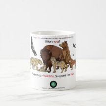 Support The Endangered Species Act Mugs