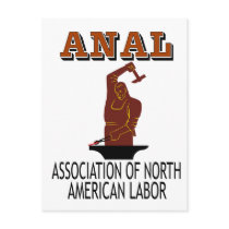 Support the Everyday Worker: ANAL Gear postcards by Laborers Support the Everyday Worker: ANAL Gear postcards