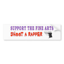 SUPPORT THE FINE ARTS bumper stickers