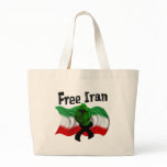 Support The Green Wave, Free Iran bags