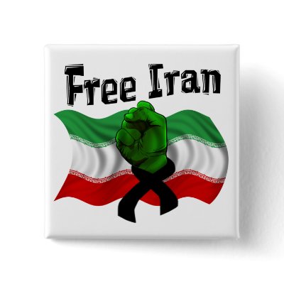 Support The Green Wave, Free Iran Pin by KahunaLuna