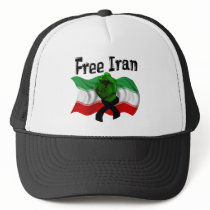 Support The Green Wave, Free Iran hats by KahunaLuna Support The Green Wave, Free Iran hats