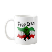 Support The Green Wave, Free Iran mugs by KahunaLuna Support The Green Wave, Free Iran mugs