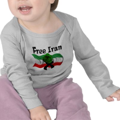 Support The Green Wave, Free Iran Tshirt by KahunaLuna