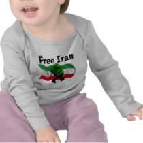 Support The Green Wave, Free Iran t-shirts by KahunaLuna Support The Green Wave, Free Iran t-shirts