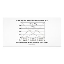 Support The Hardy-Weinberg Principle Practice Photo Card Template
