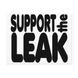 Support The Leak postcards