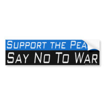 Support the Peace Bumper Sticker