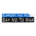 Support the Peace bumper stickers