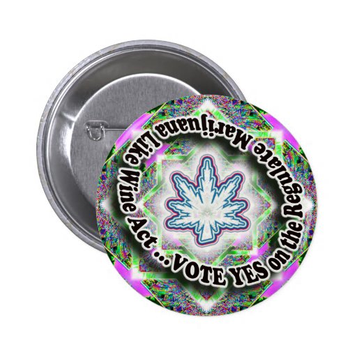 Support the Regulate Marijuana like Wine Act in Ca Pins