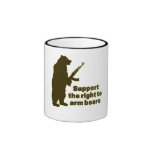 gun, rifle, assault rifle, ak47, ak-47, bear, arm, arm bears, animal, wild, right to bear arms, bear arms, constitution, constitutional right, funny, humor, humorous, funny gift