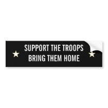 Support The Troops Bumper Sticker