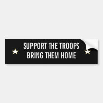 Support The Troops bumper stickers