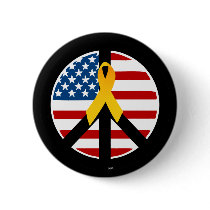 Support the Troops - Yellow Ribbon buttons