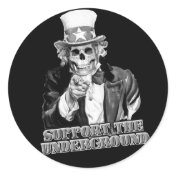 Support the Underground music scene guys or girls Sticker Support the Underground music scene guys or girls Sticker