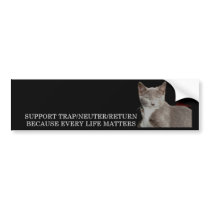Support TNR bumper stickers