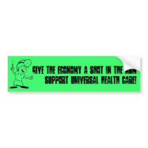 Support Universal Health Care bumper stickers by illinillinois Support Universal Health Care bumper stickers