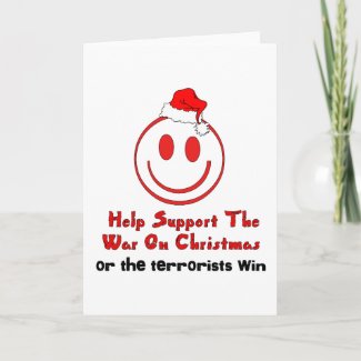 Support War on Christmas card