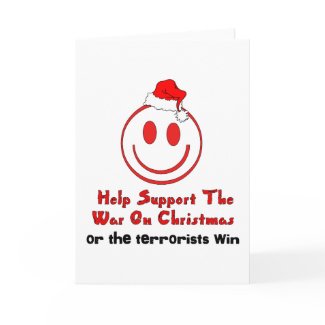 Support War on Christmas card