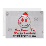 Support War On Christmas Invite
