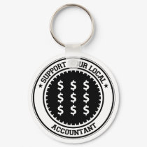 Support Your Local Accountant keychains