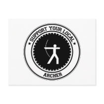 Support Your Local Archer postcards by 1000suns Support Your Local Archer postcards