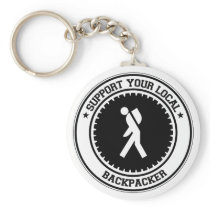Support Your Local Backpacker Keychains