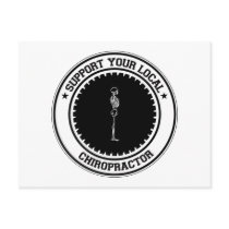 Support Your Local Chiropractor postcards