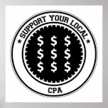 Support Your Local CPA Posters