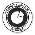 Support Your Local Economist Round Stickers