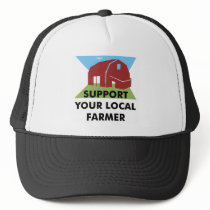 Support Your Local Farmer hats