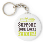 Support Your Local Farmer! Keychain