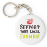 Support Your Local Farmer! Keychain