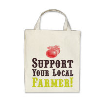 Support Your Local Farmer! Organic Tote Bag