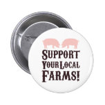 Support Your Local Farms! Button buttons