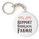 Support Your Local Farms! Keychain