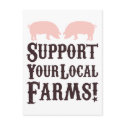Support Your Local Farms! Postcard