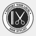 Support Your Local Hair Stylist Stickers