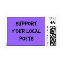 Support your Local Poets postage
