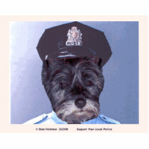 Support Your Local Police by Officer B.J. photo sculptures