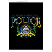 Support Your Local Police Cards