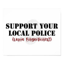Support Your Local Police Poster posters