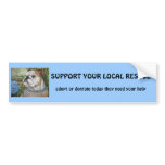 SUPPORT YOUR LOCAL RESCUE, adopt or dontat... Bumper Stickers