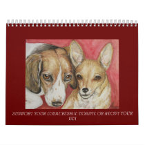 SUPPORT YOUR LOCAL RESCUE DONATE OR ADOPT ... WALL CALENDARS