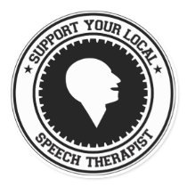 Support Your Local Speech Therapist stickers